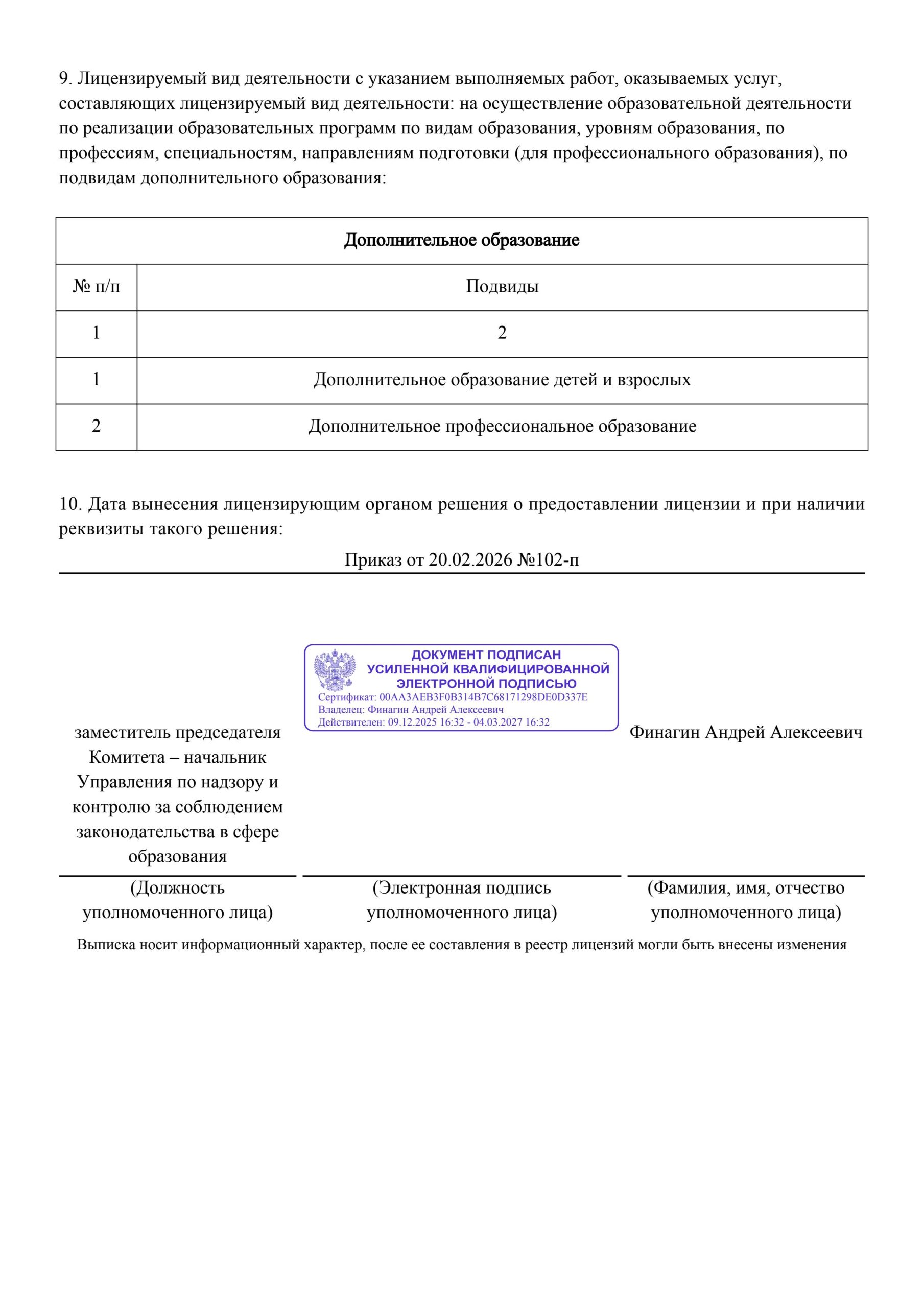 Лицензия страница 2